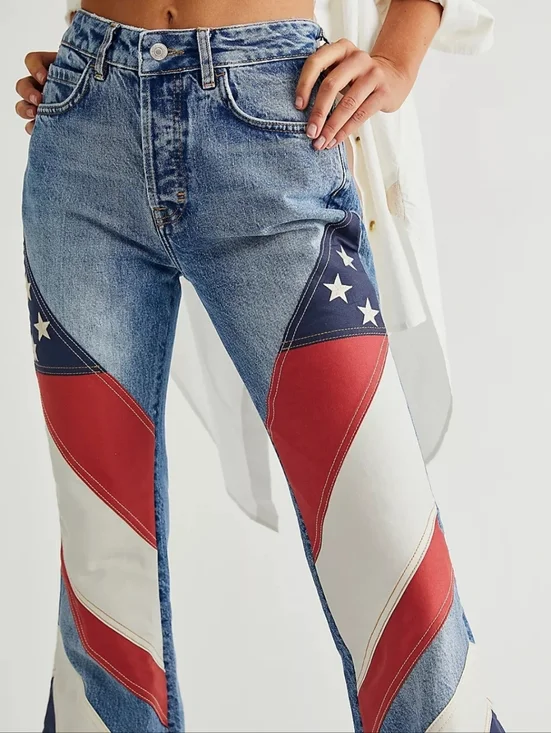 NWT Free People Betsy Flare Jeans - Picture 3 of 9